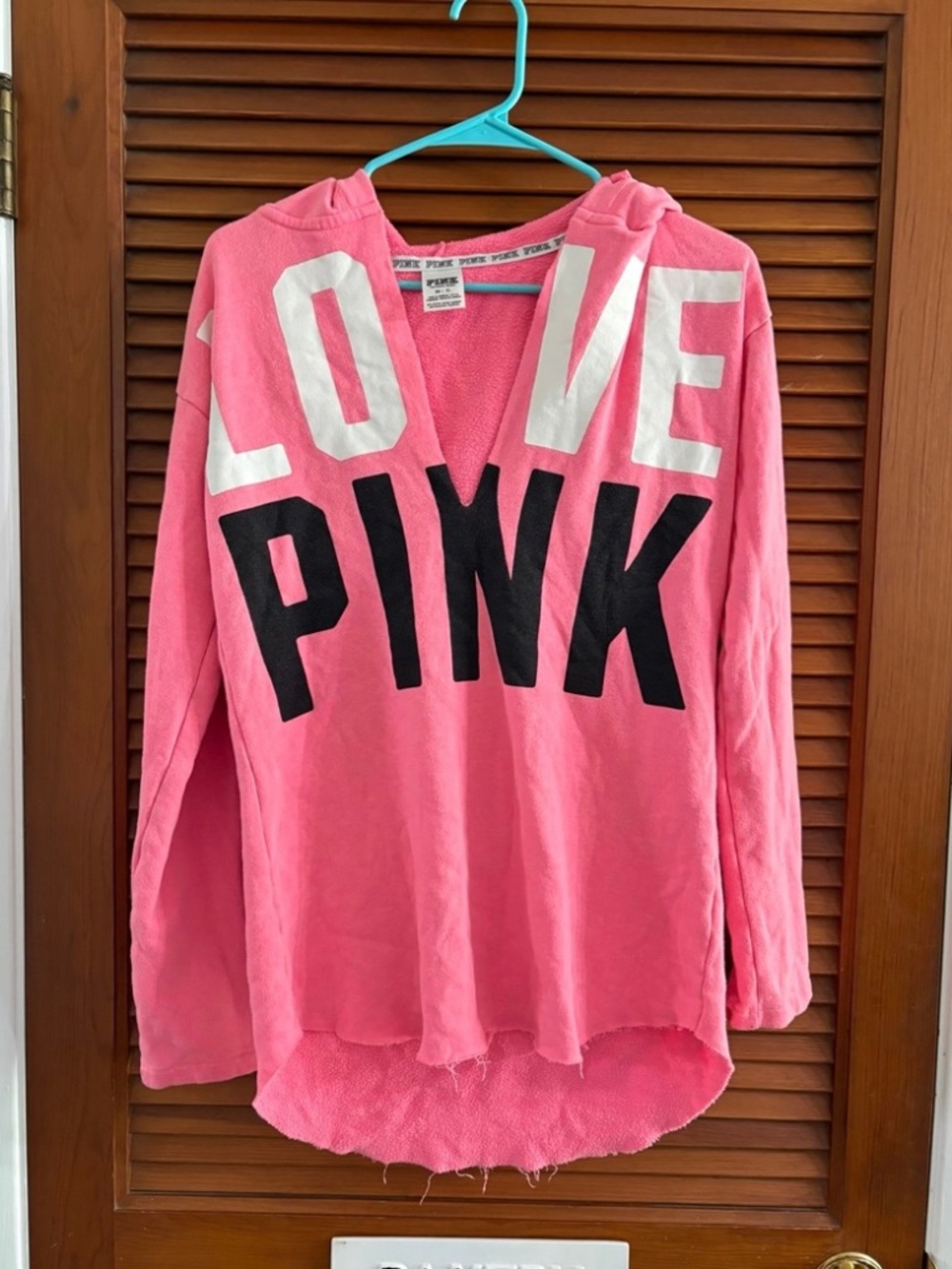 PINK LOVE Hoodie Athletic Apparel Women's Pink